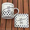 Stick Mug & Coaster Set - Little Dog Collection